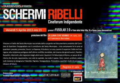 Proiezione &quot;LA LUNA CHE VORREI&quot; - Venerdì 5 Aprile