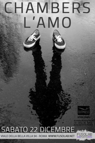 CUT PRESS NIGHTS presenta CHAMBERS + L’AMO in concerto - Sabato 22 Dicembre